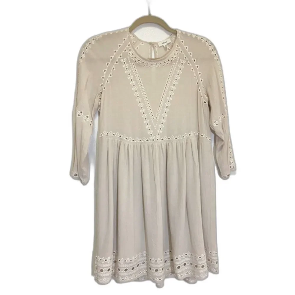 Aritzia Wilfred - Eyelet Loisel Tunic Dress - size S - Picture 3 of 9